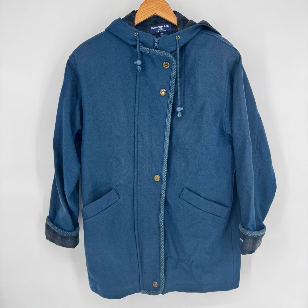 Herman Kay Blue Women's Hooded Jacket